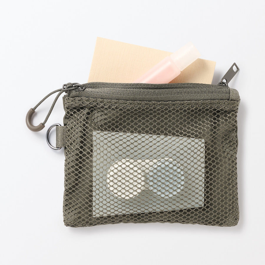Compact Two-Zipper Travel Pouch