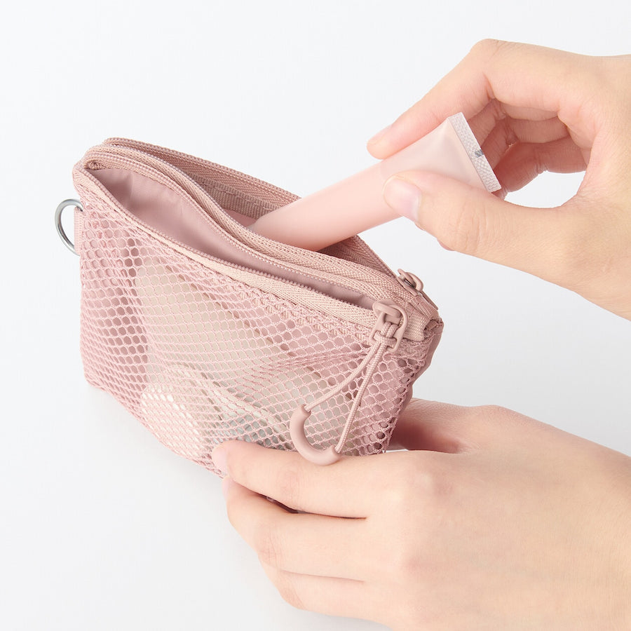 Compact Two-Zipper Travel Pouch