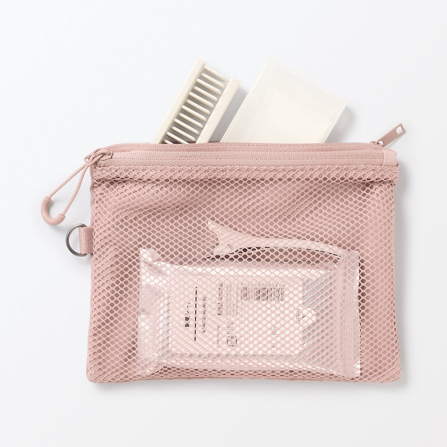 Compact Two-Zipper Travel Pouch