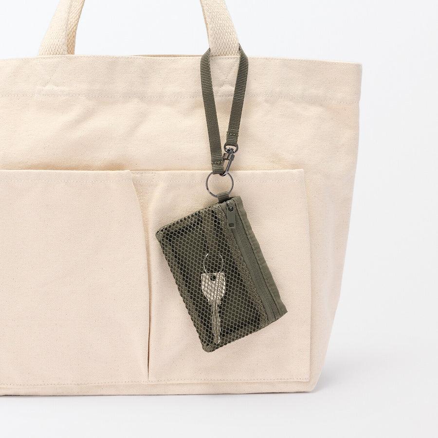 Mesh Card Holder with Strap