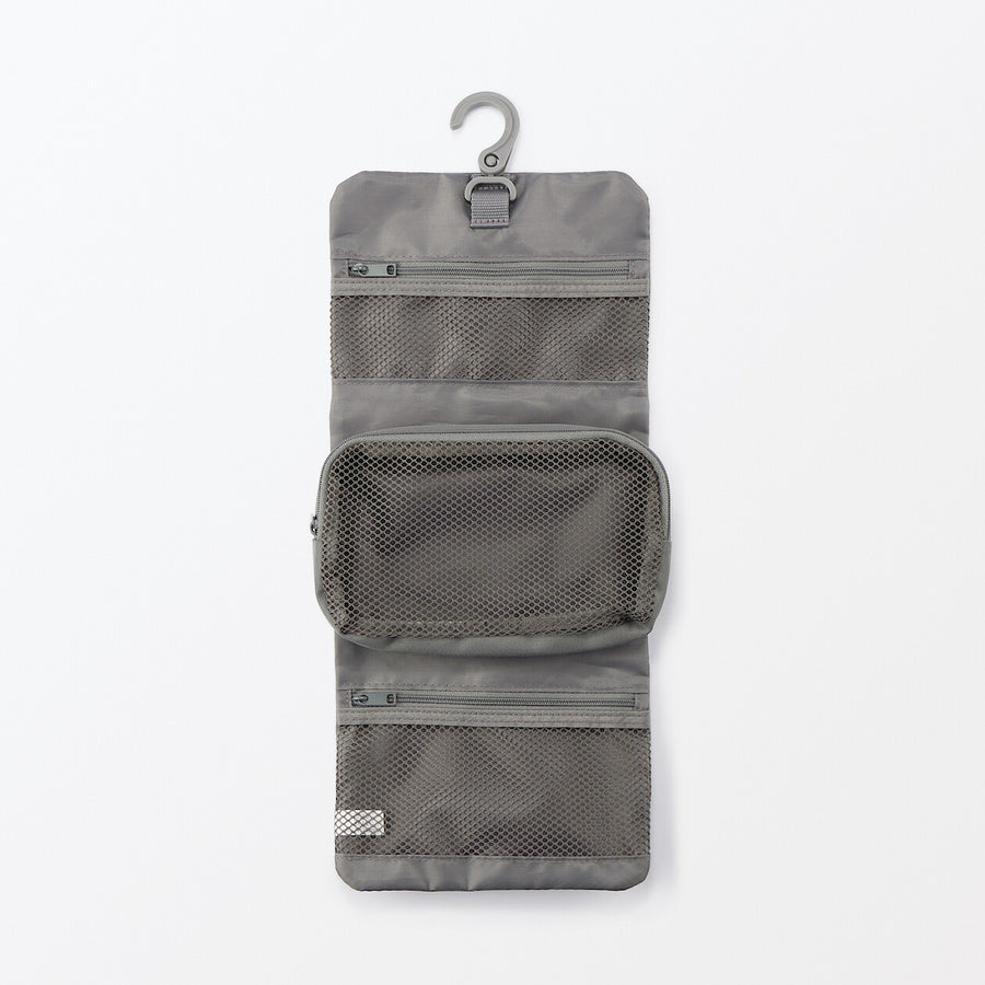 Polyester Hanging Toiletry Case with Pouch - Small