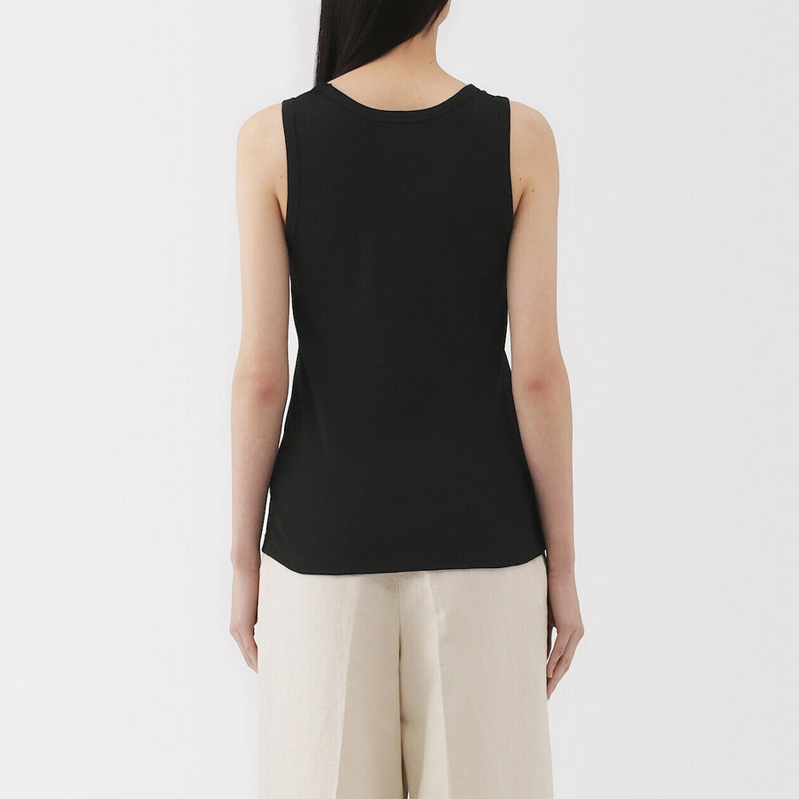 W's Stretch ribbed tank top Off WhiteXS