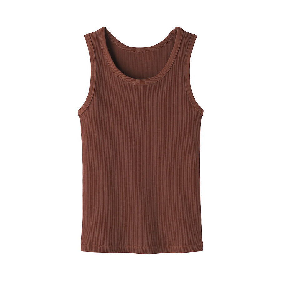 W's Stretch ribbed tank top Off WhiteXS