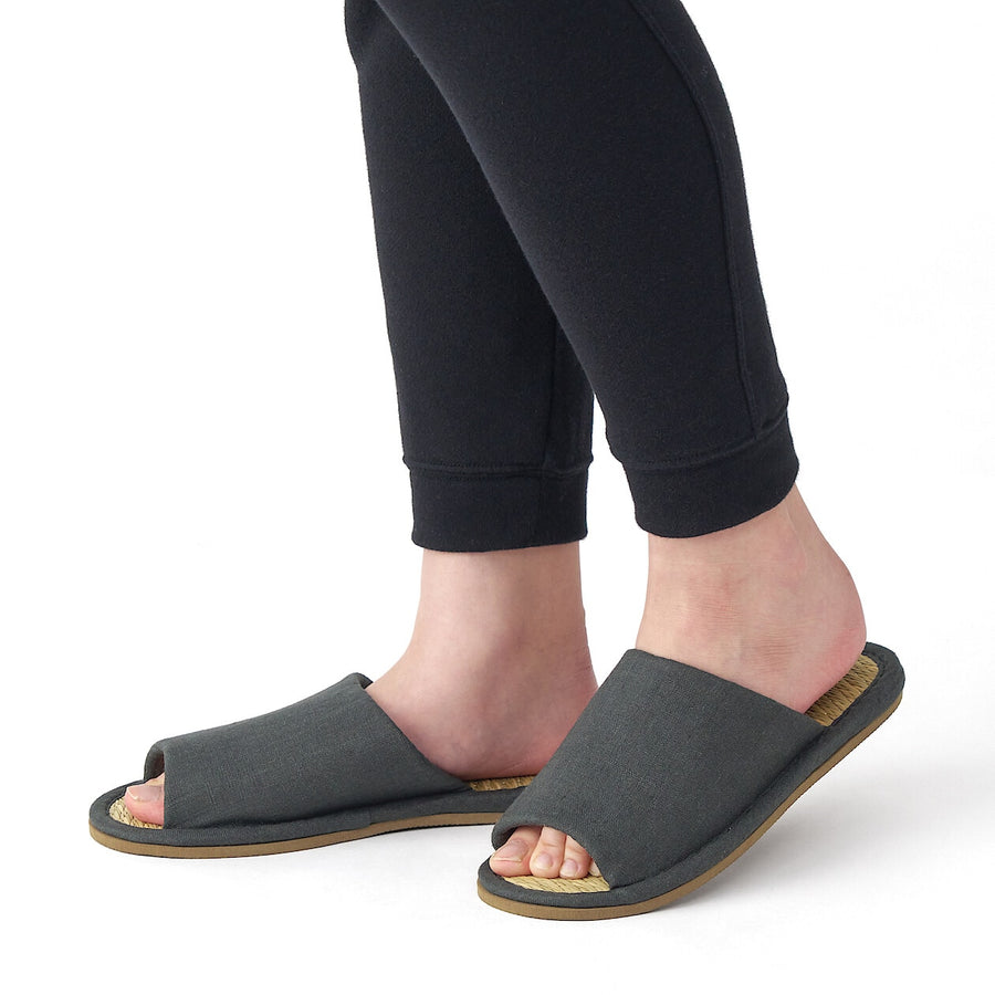 IGUSA SLIPPERS OPENTOE