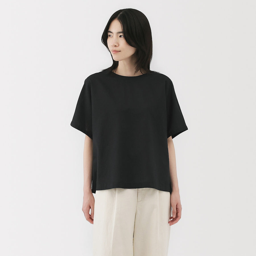 W's Hemp cotton S/S blouse WhiteXS