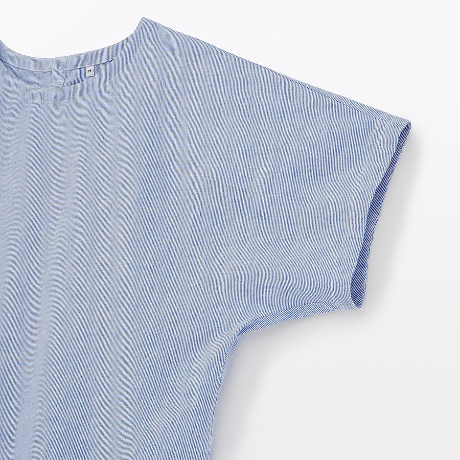 W's Hemp cotton S/S blouse WhiteXS