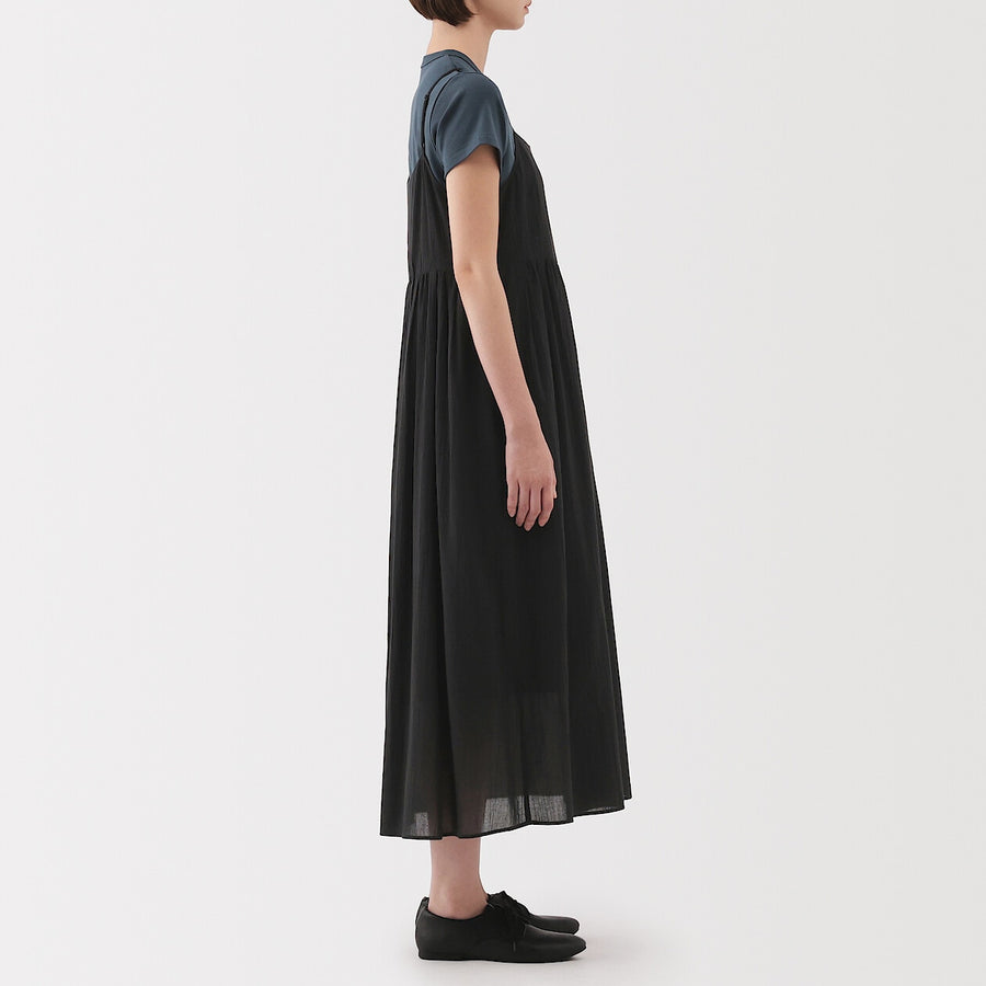 W's High twisted veilCamisole dress BlackXS