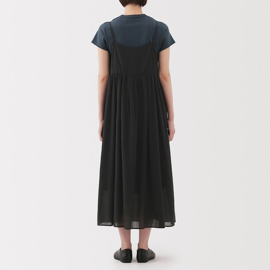 W's High twisted veilCamisole dress BlackXS