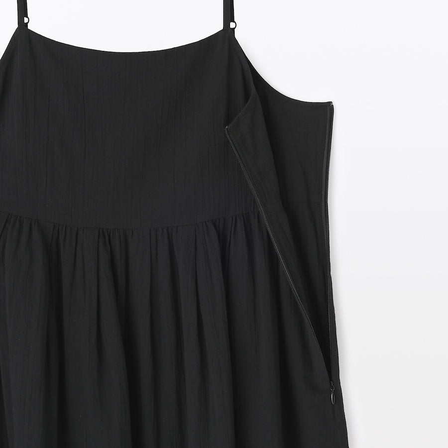 W's High twisted veilCamisole dress BlackXS