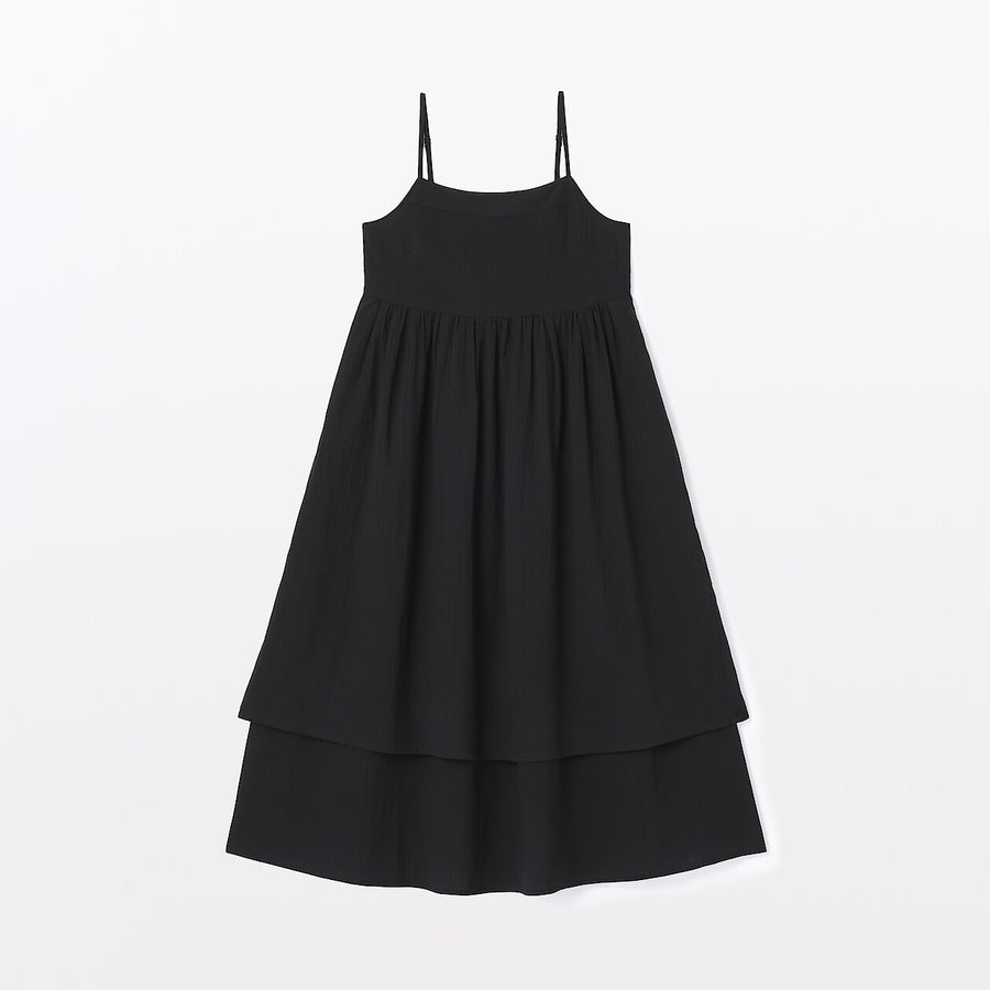 W's High twisted veilCamisole dress BlackXS