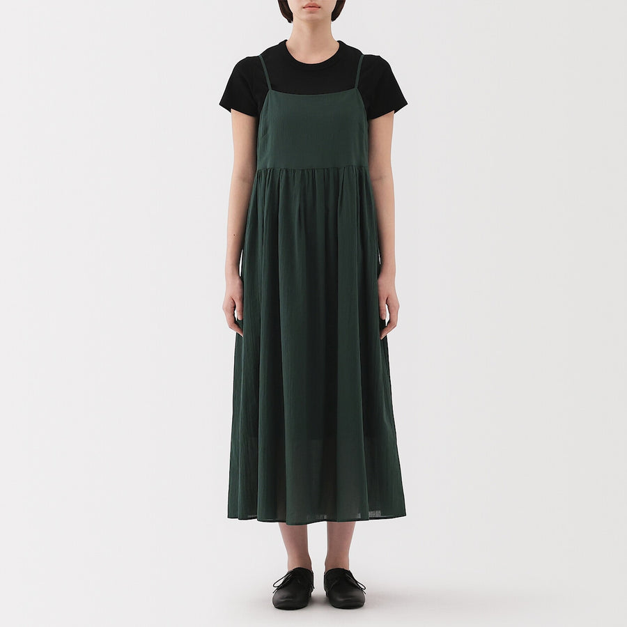 W's High twisted veilCamisole dress BlackXS