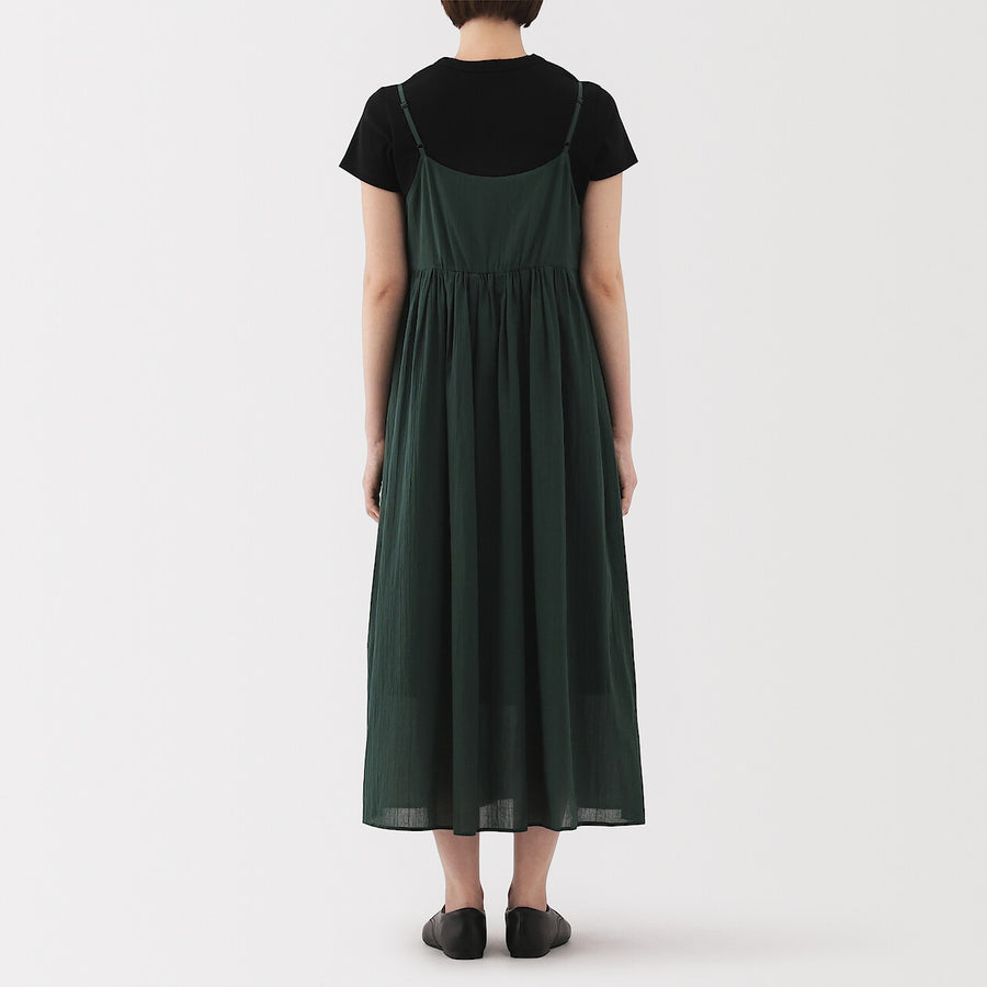 W's High twisted veilCamisole dress BlackXS