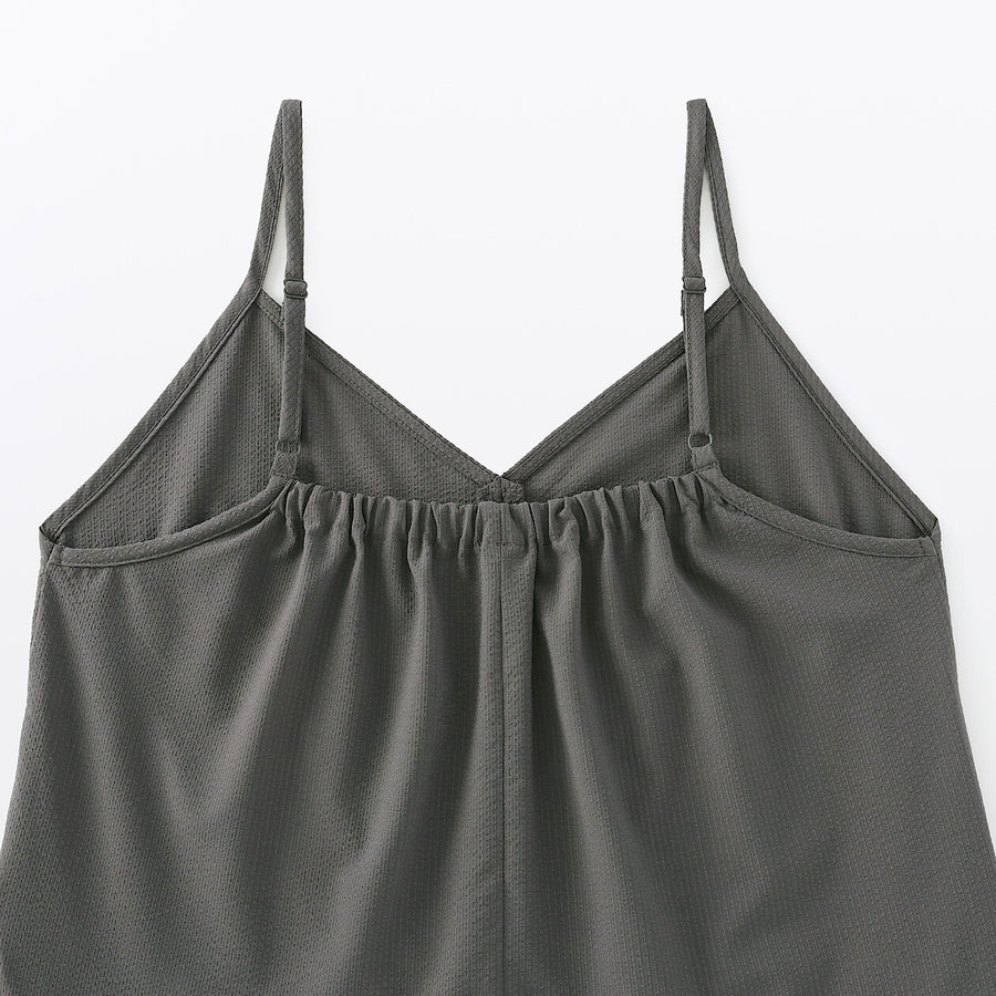 W's Breathable seersucker Salopette Dark greyXS