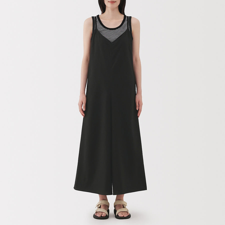 W's Breathable seersucker Salopette Dark greyXS