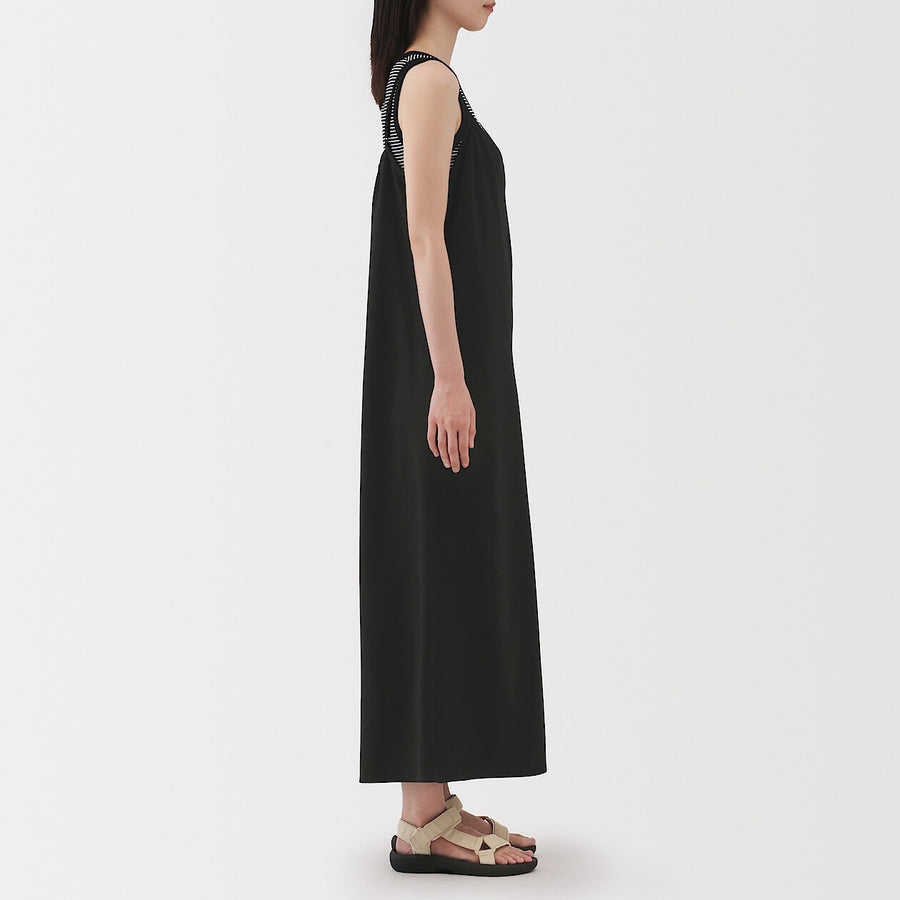 W's Breathable seersucker Salopette Dark greyXS