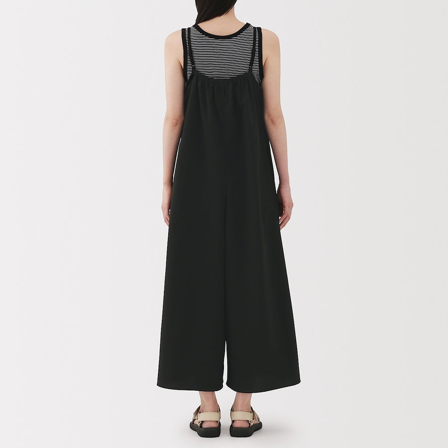 W's Breathable seersucker Salopette Dark greyXS