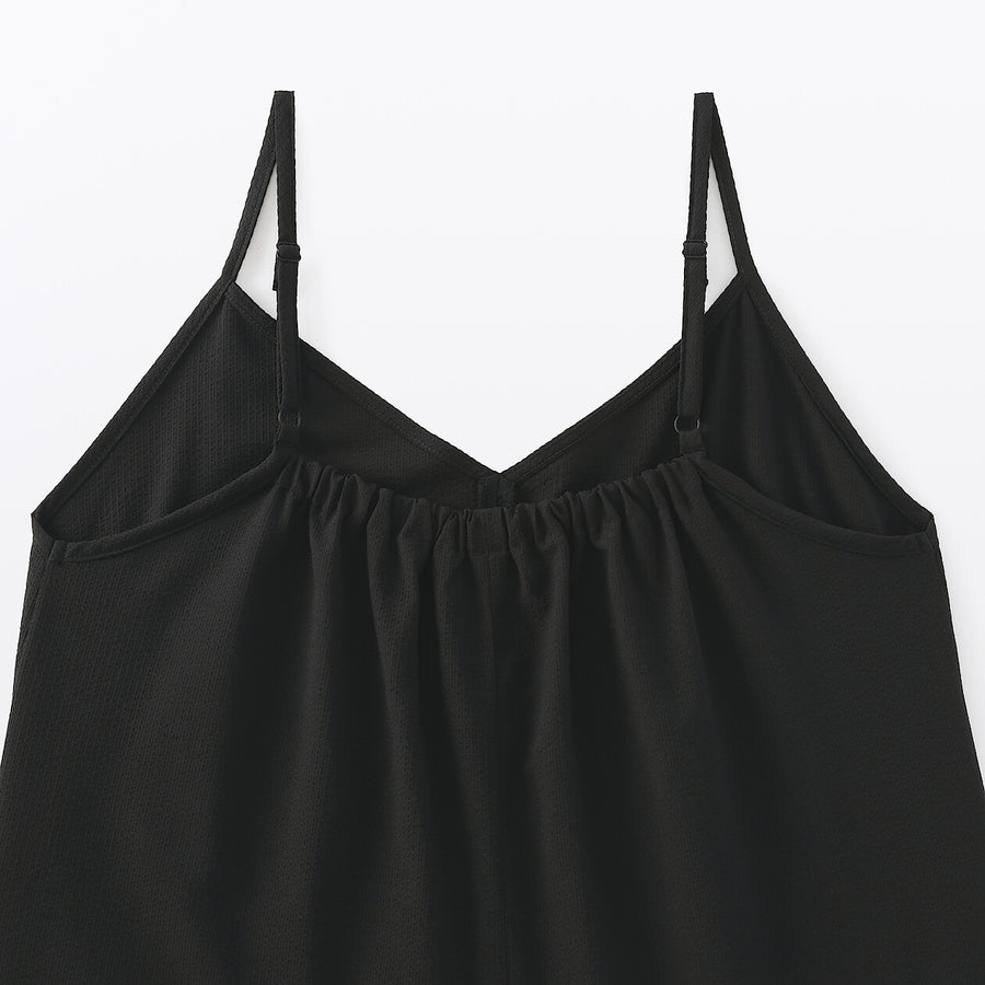 W's Breathable seersucker Salopette Dark greyXS