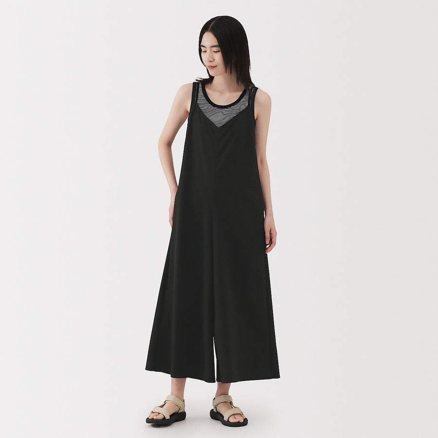 W's Breathable seersucker Salopette Dark greyXS