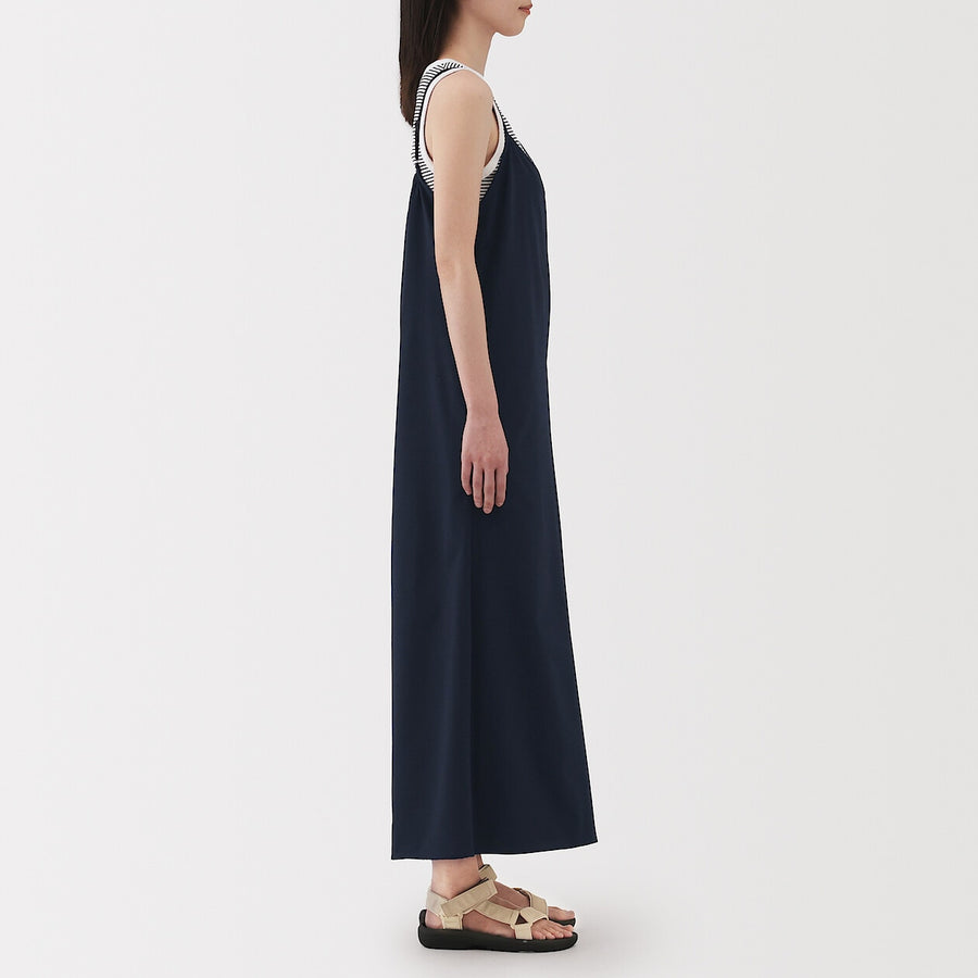 W's Breathable seersucker Salopette Dark greyXS