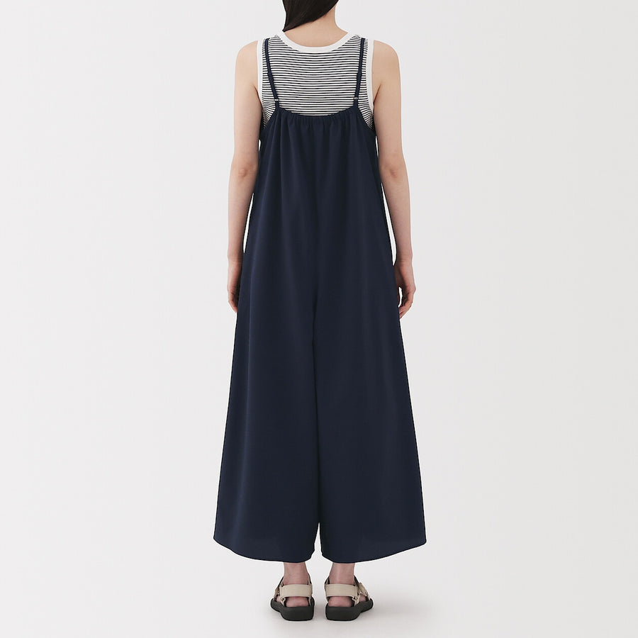 W's Breathable seersucker Salopette Dark greyXS