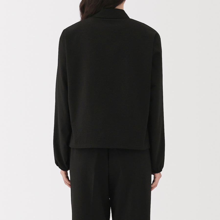 W's Breathable seersucker Shirt jacket BlackXS