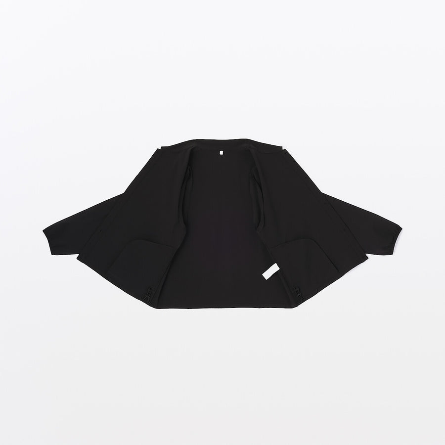 W's Breathable seersucker Shirt jacket BlackXS