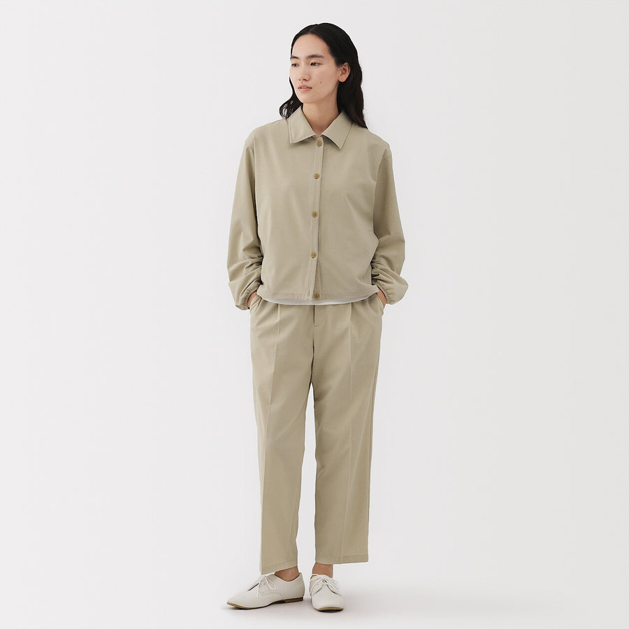 W's Breathable seersucker Shirt jacket BlackXS