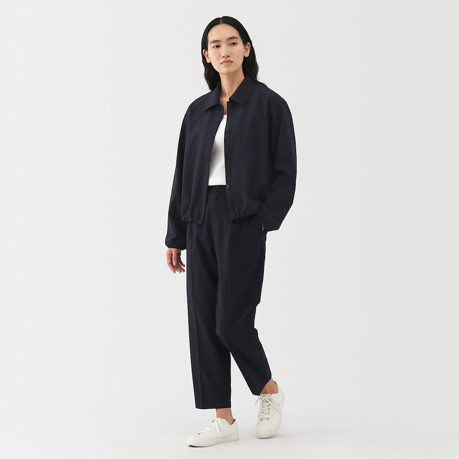 W's Breathable seersucker Shirt jacket BlackXS