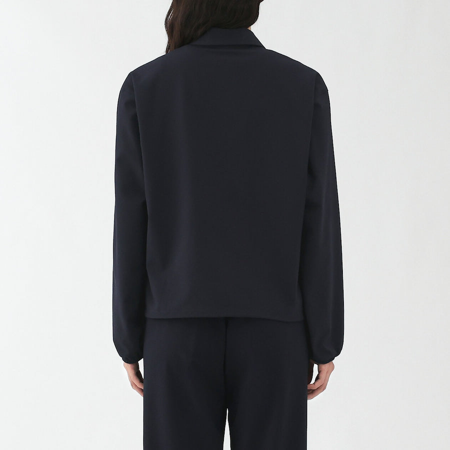 W's Breathable seersucker Shirt jacket BlackXS