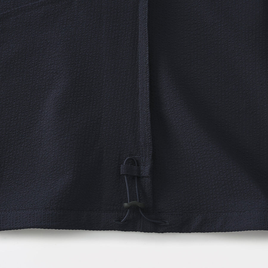 W's Breathable seersucker Shirt jacket BlackXS