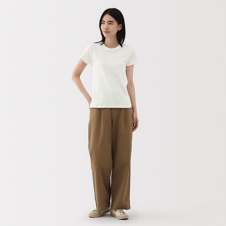 W's Cool touch anti-sweat stain crewneck SS T-shirtWhiteXS