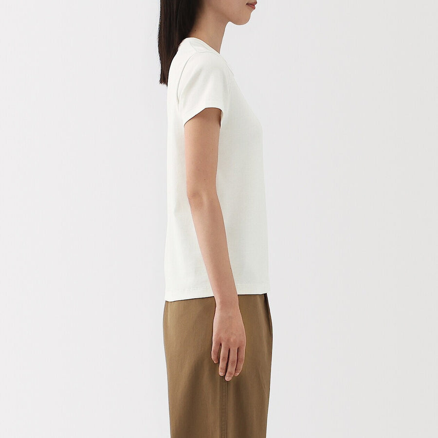 W's Cool touch anti-sweat stain crewneck SS T-shirtWhiteXS