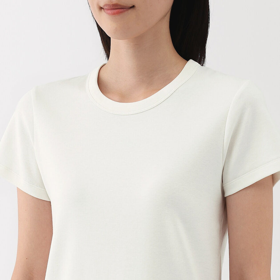W's Cool touch anti-sweat stain crewneck SS T-shirtWhiteXS