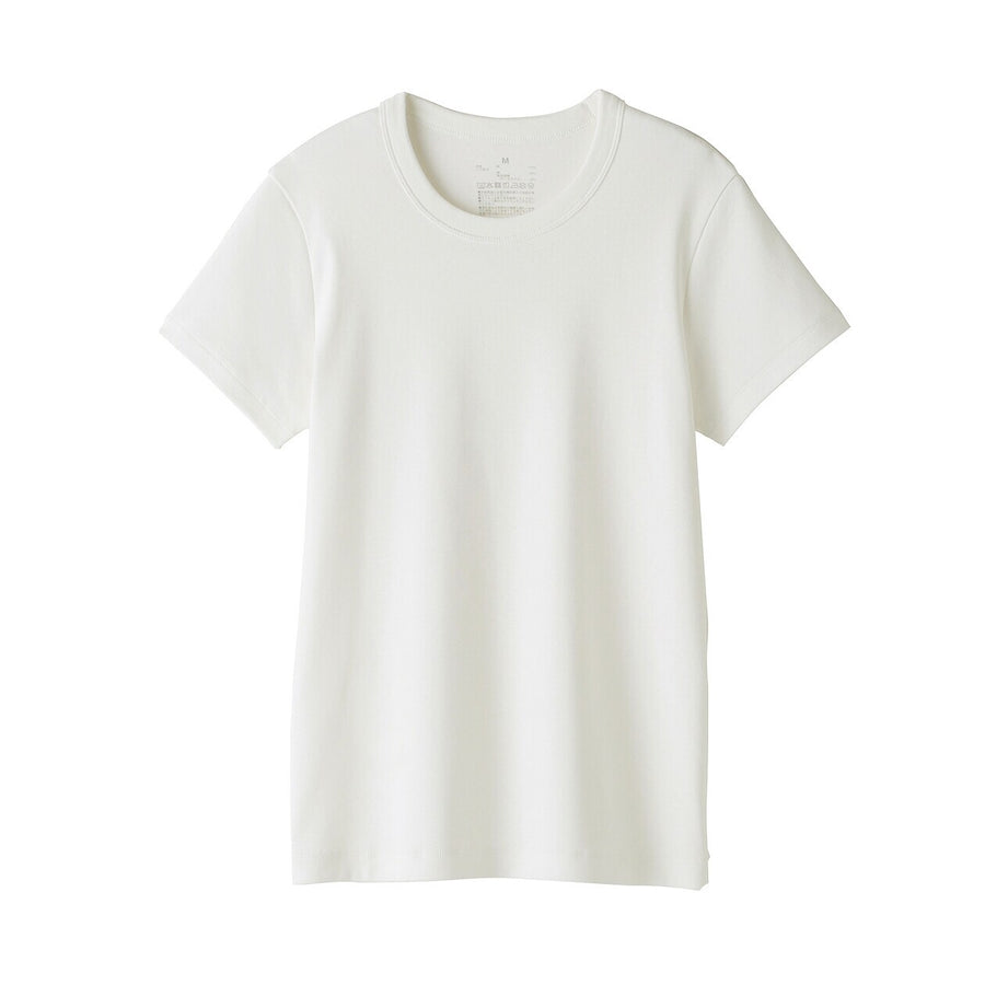 W's Cool touch anti-sweat stain crewneck SS T-shirtWhiteXS