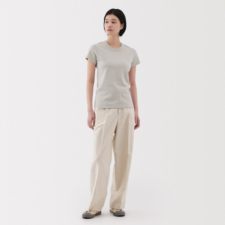 W's Cool touch anti-sweat stain crewneck SS T-shirtWhiteXS