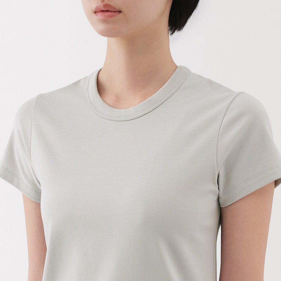 W's Cool touch anti-sweat stain crewneck SS T-shirtWhiteXS