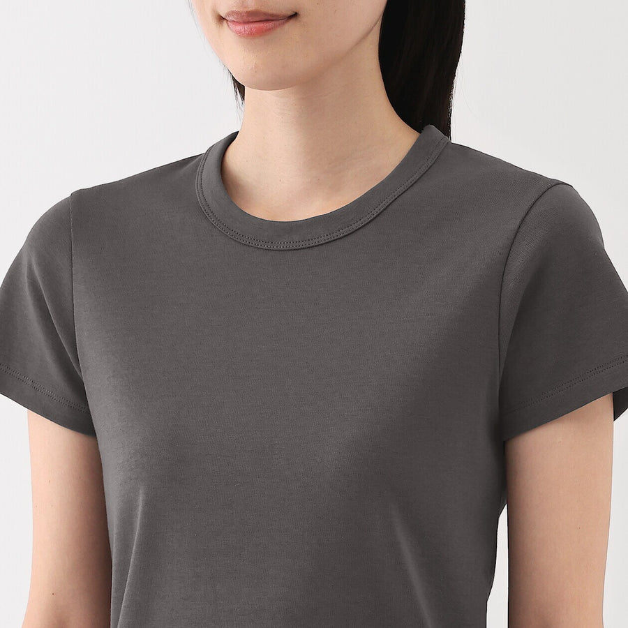 W's Cool touch anti-sweat stain crewneck SS T-shirtWhiteXS
