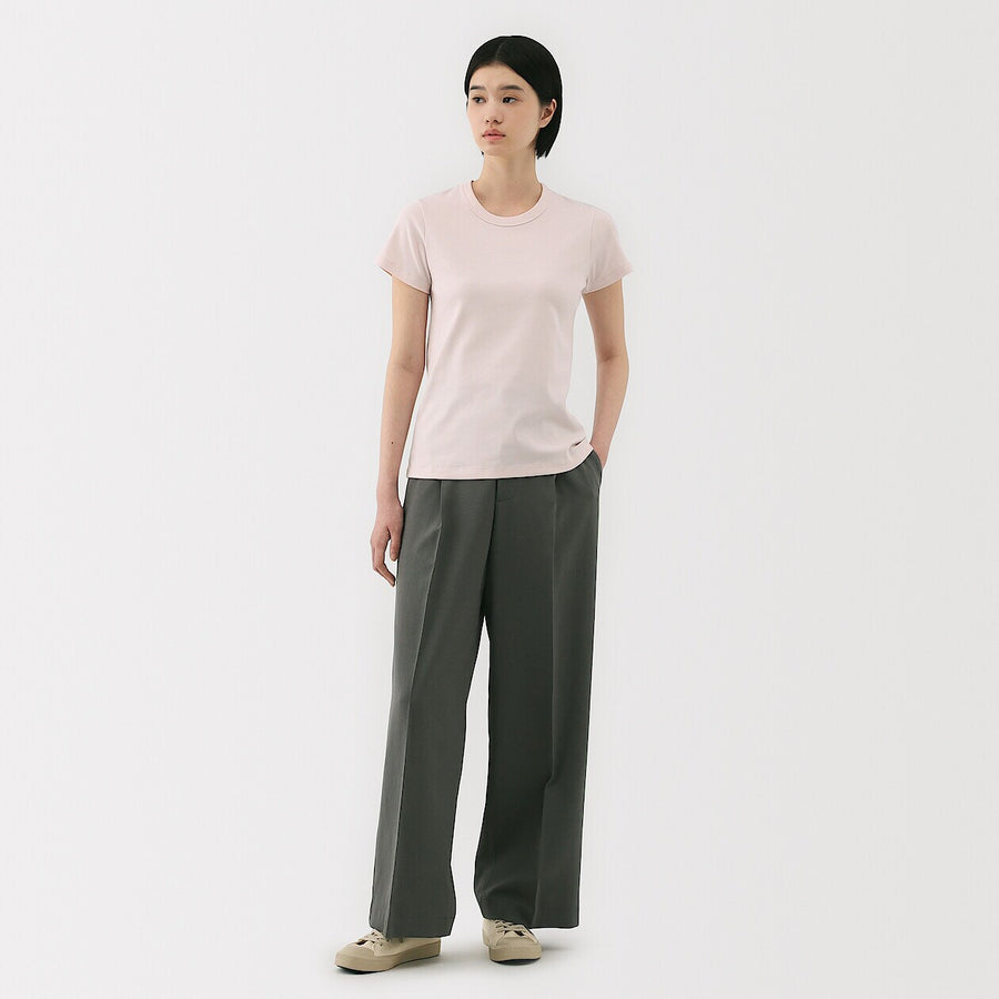W's Cool touch anti-sweat stain crewneck SS T-shirtWhiteXS