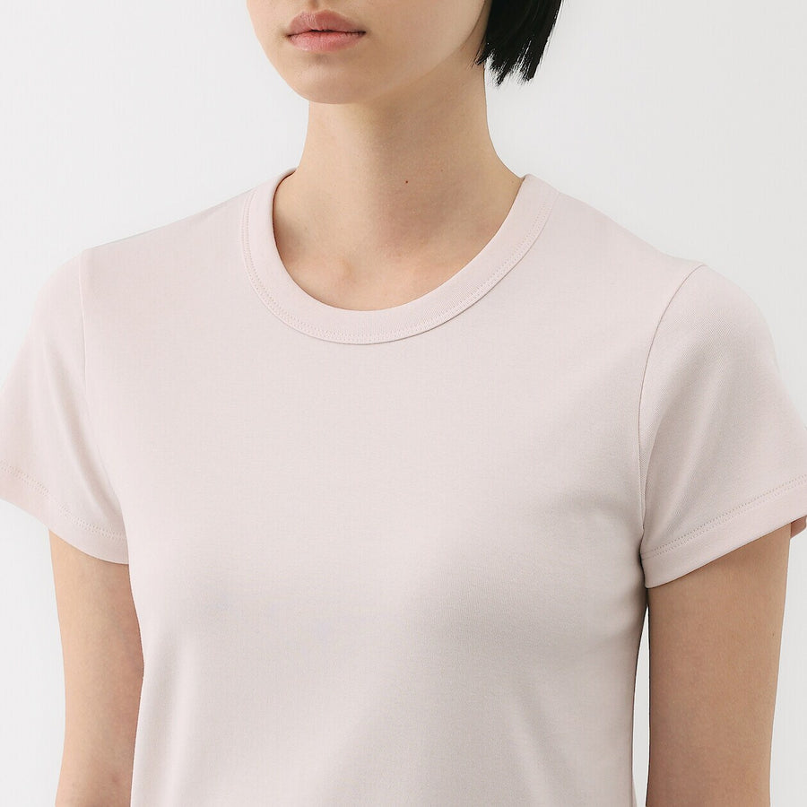 W's Cool touch anti-sweat stain crewneck SS T-shirtWhiteXS