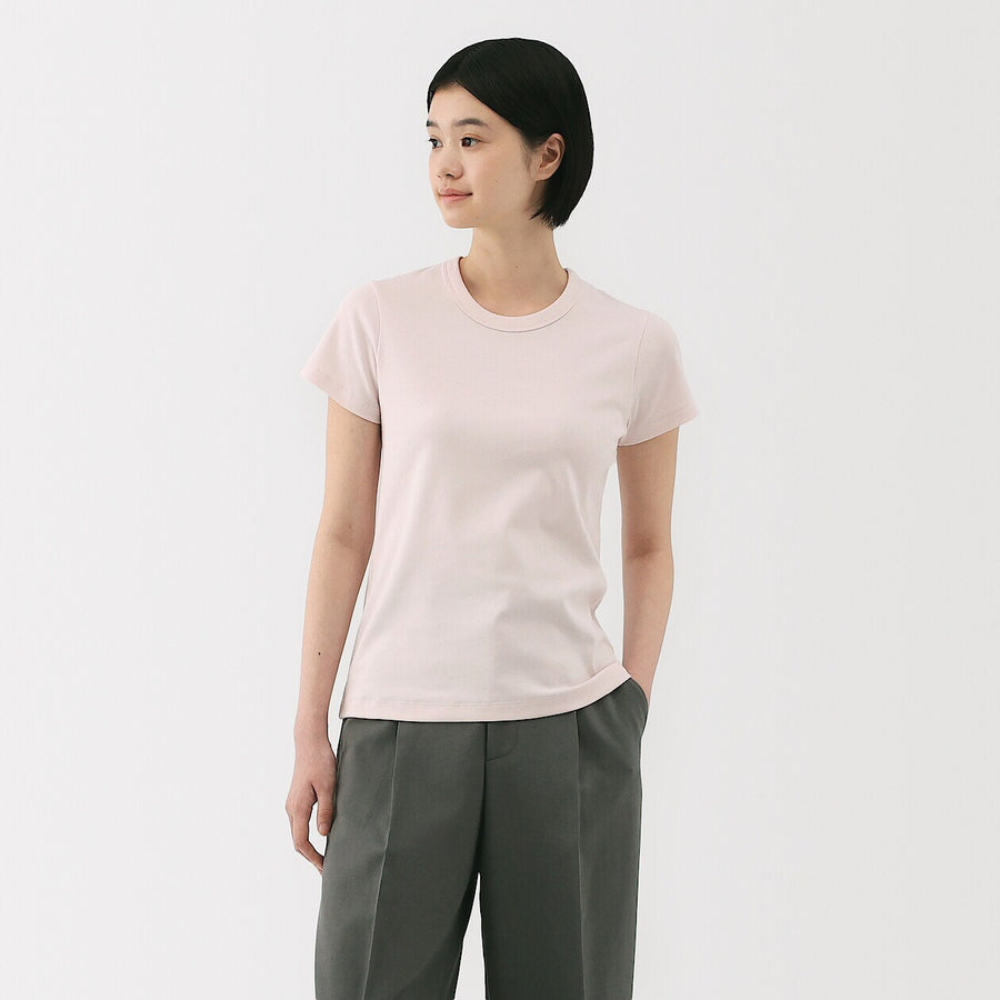 W's Cool touch anti-sweat stain crewneck SS T-shirtWhiteXS