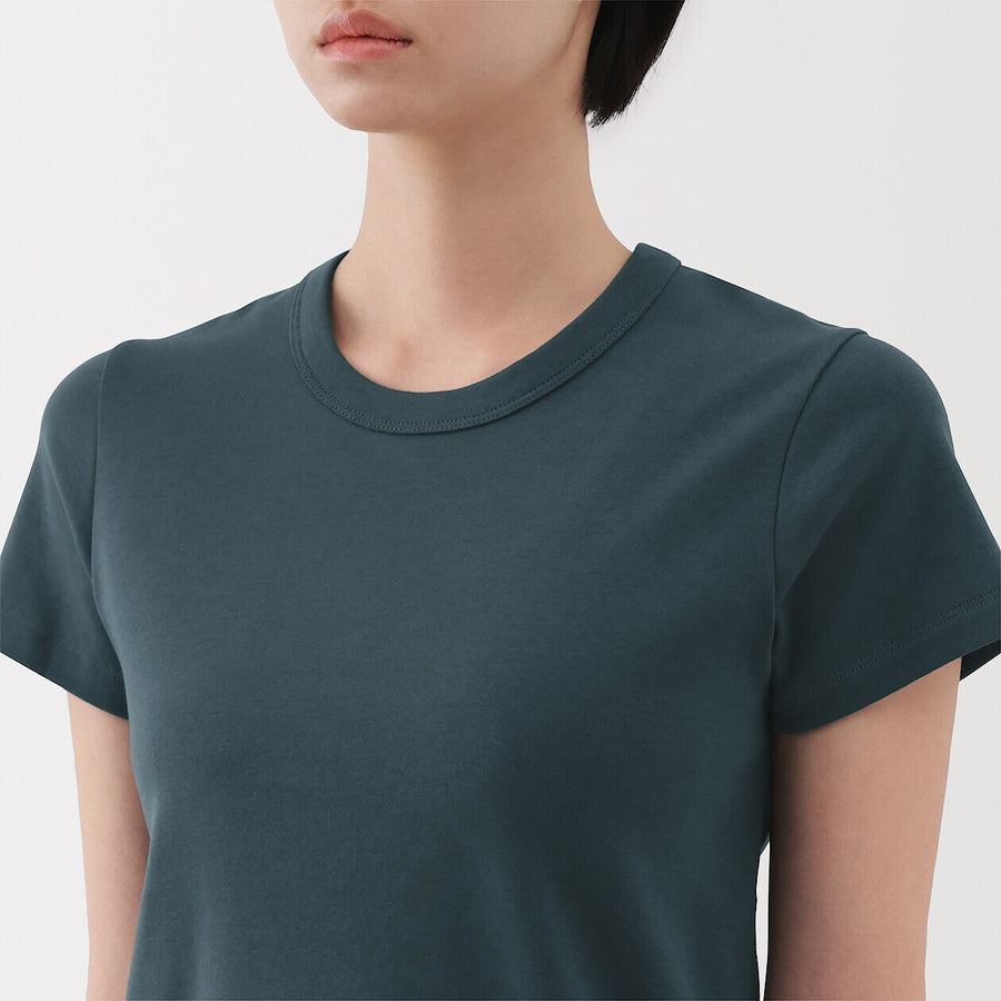 W's Cool touch anti-sweat stain crewneck SS T-shirtWhiteXS
