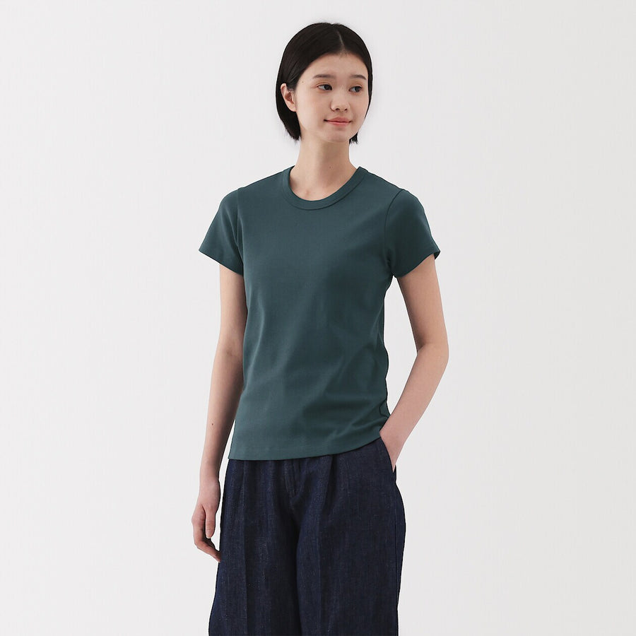 W's Cool touch anti-sweat stain crewneck SS T-shirtWhiteXS