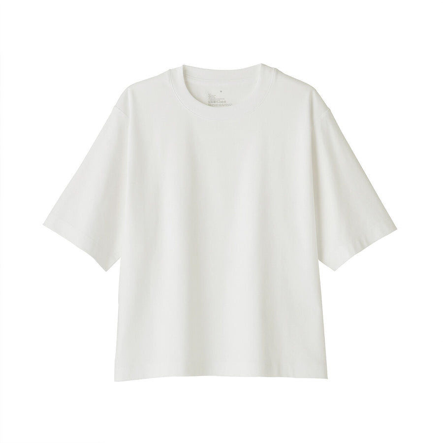 W's Cool touch crew neck wide-fit S/Slv T-shirt WhiteXS