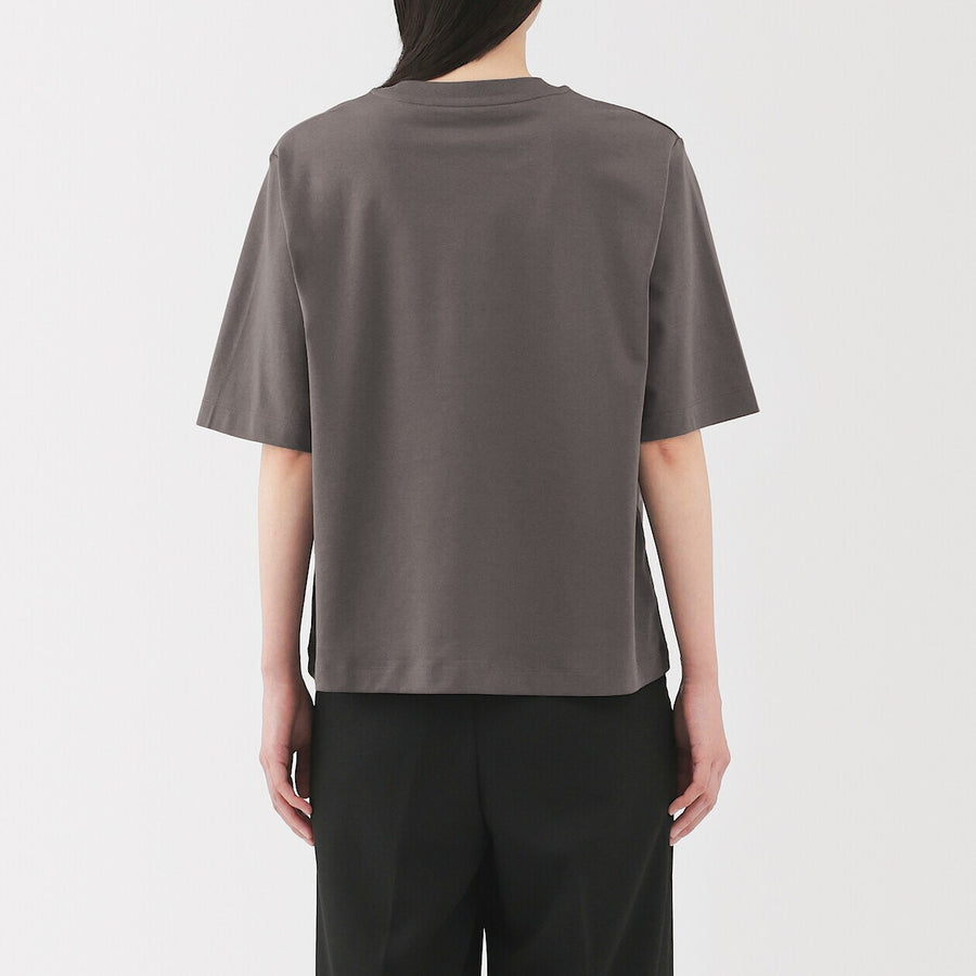 W's Cool touch crew neck wide-fit S/Slv T-shirt WhiteXS
