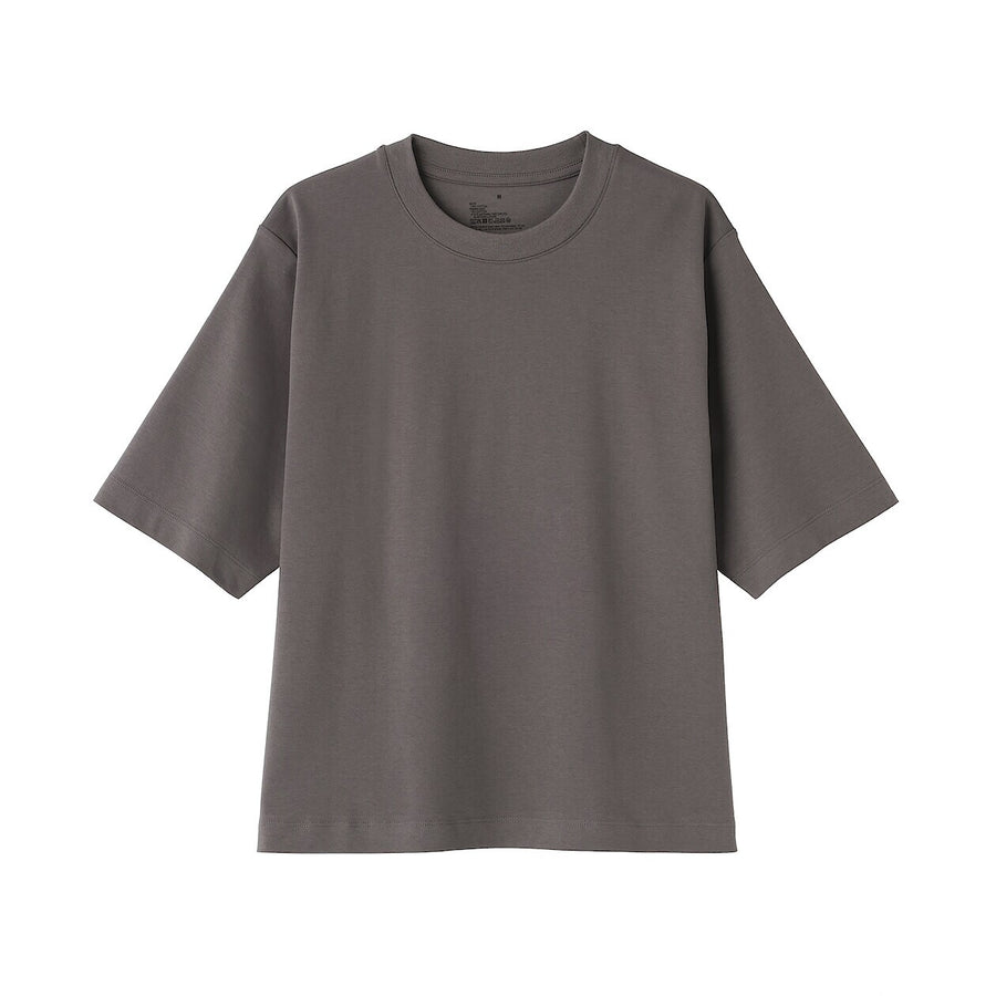 W's Cool touch crew neck wide-fit S/Slv T-shirt WhiteXS