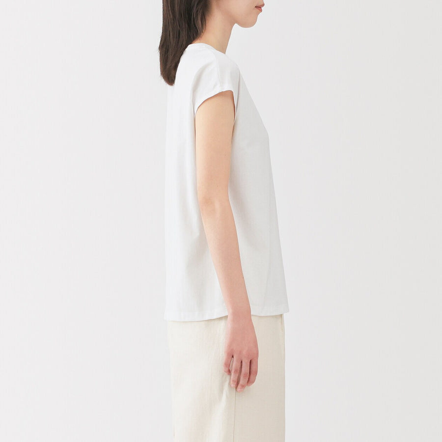 W's Jersey french sleeve T-shirt WhiteXS