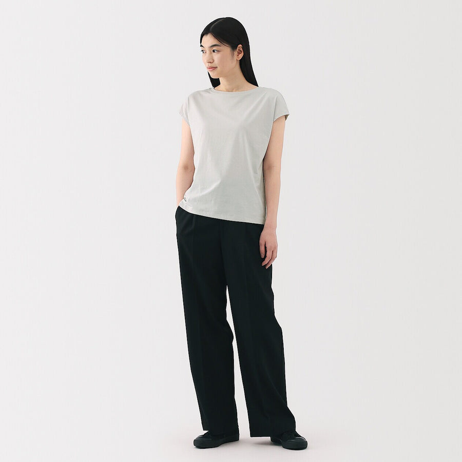 W's Jersey french sleeve T-shirt WhiteXS