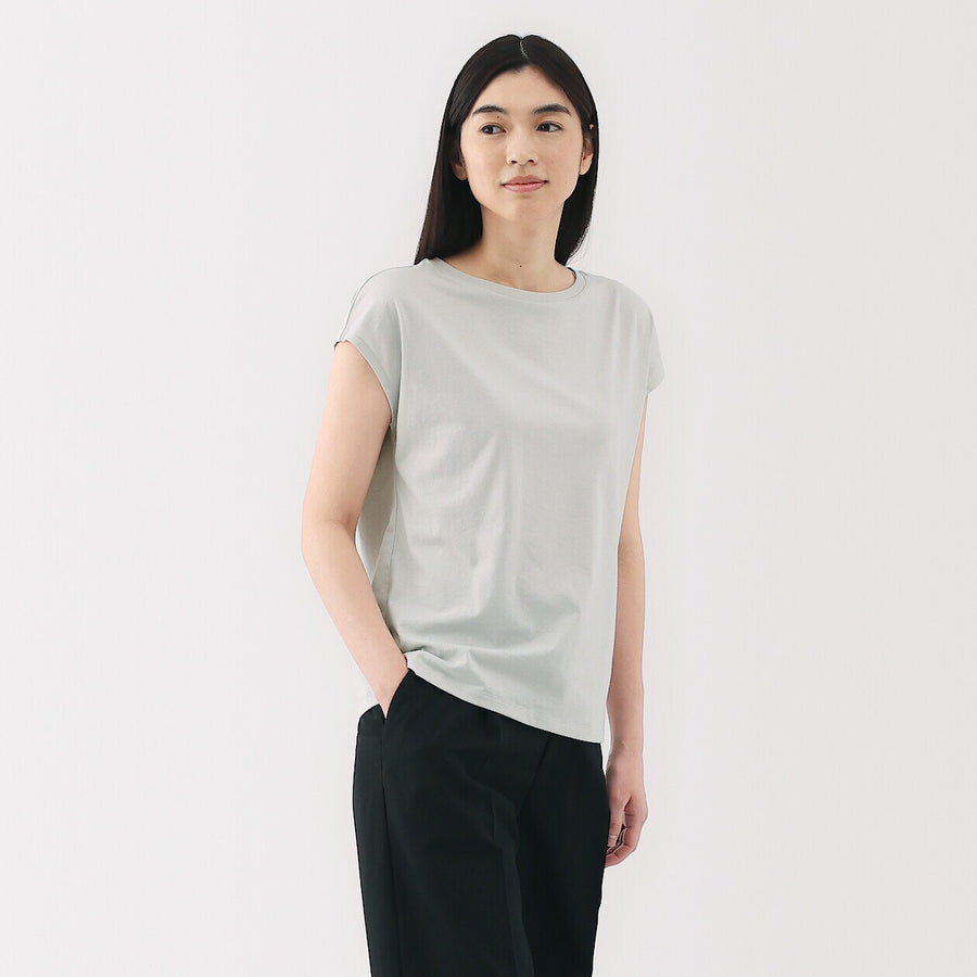W's Jersey french sleeve T-shirt WhiteXS