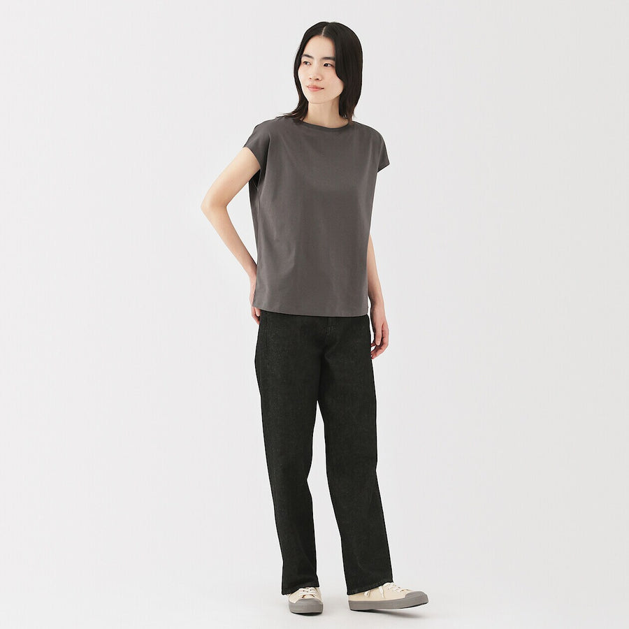 W's Jersey french sleeve T-shirt WhiteXS