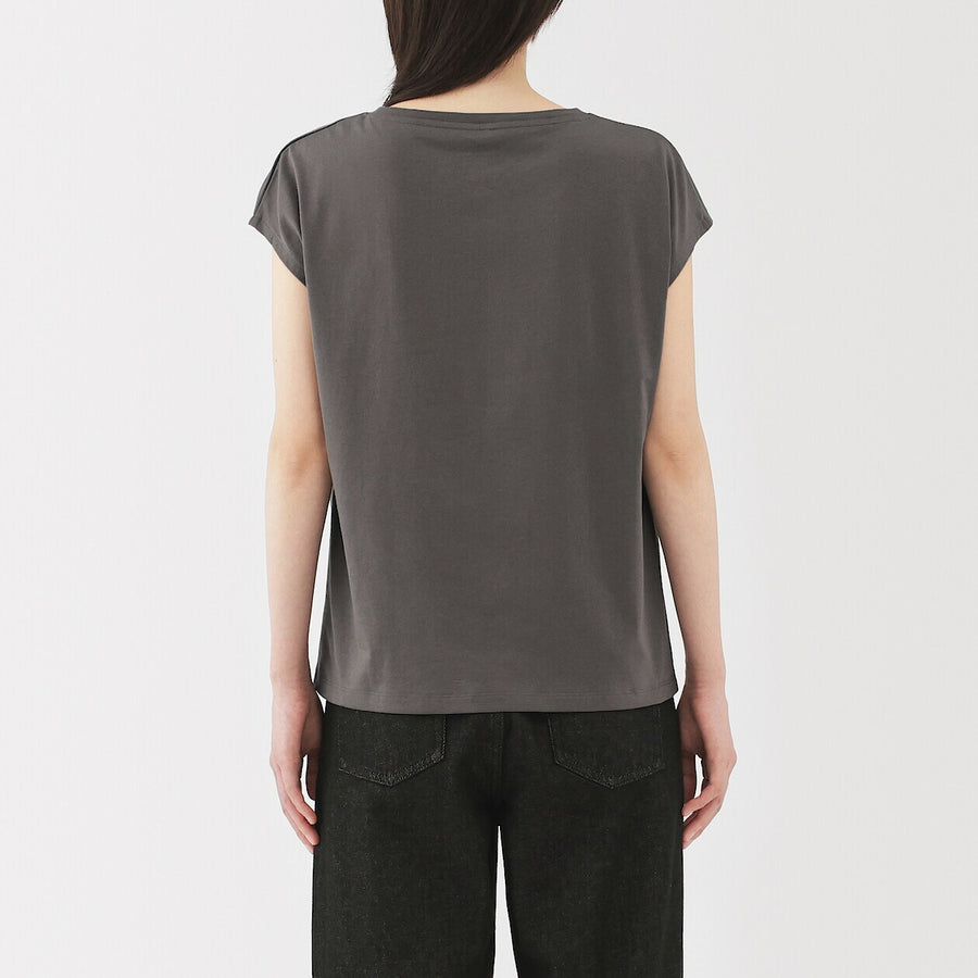 W's Jersey french sleeve T-shirt WhiteXS